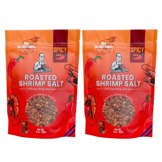 PREMIUM Roasted Shrimp Salt - 2-PACK SPICY