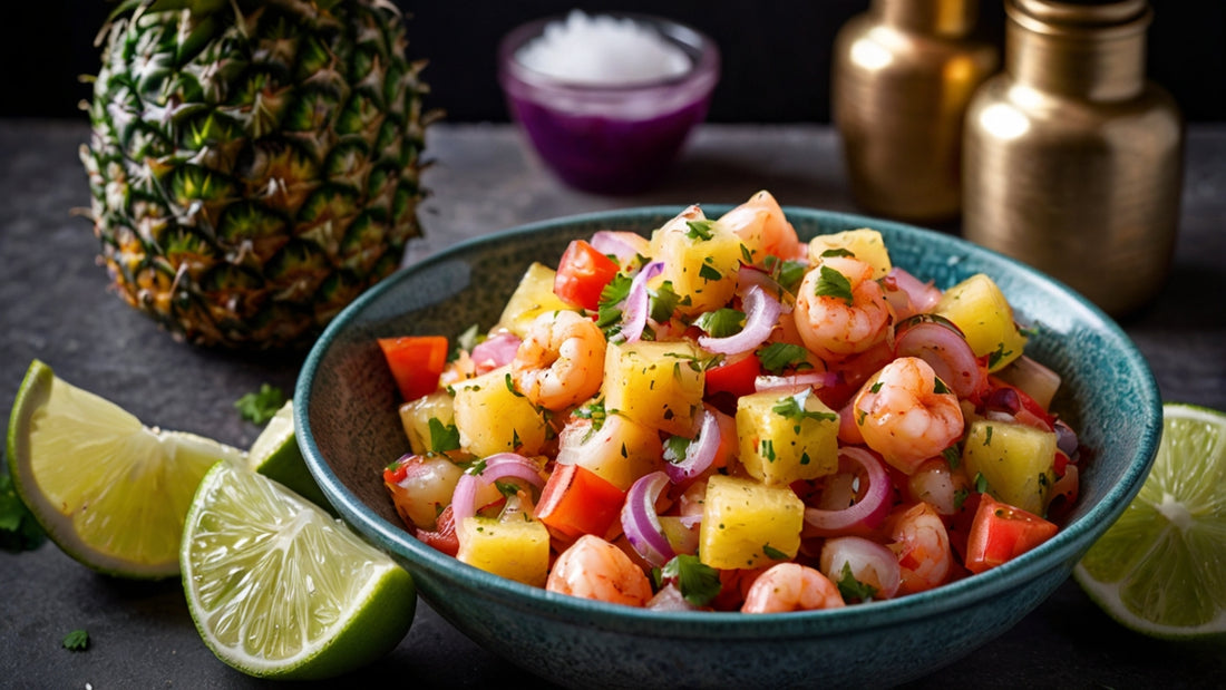 GrandpaKong’s Roasted Shrimp Salt and Pineapple Salsa – A Sweet & Savory Tropical Treat