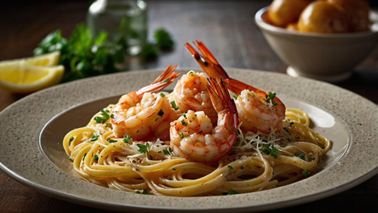 Garlic Shrimp Pasta with GrandpaKong’s Roasted Shrimp Salt – A Flavor-Packed Pasta Dish