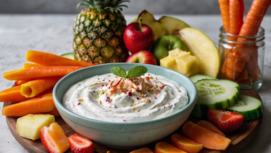 Tangy Fruit & Veggie Dip with GrandpaKong’s Shrimp Salt – A Healthy & Flavorful Snack