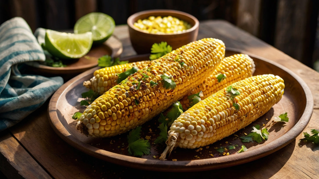 GrandpaKong’s Shrimp Salt Grilled Corn on the Cob – A Savory, Flavorful Twist on a Classic