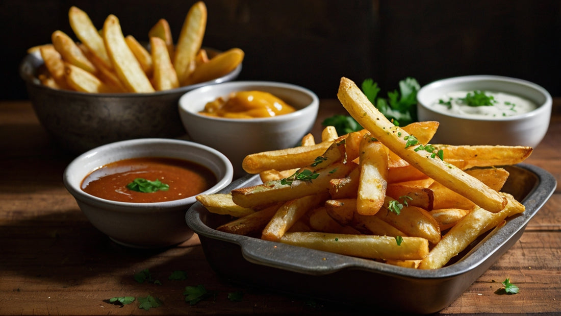 Crispy Seasoned Fries with GrandpaKong’s Shrimp Salt