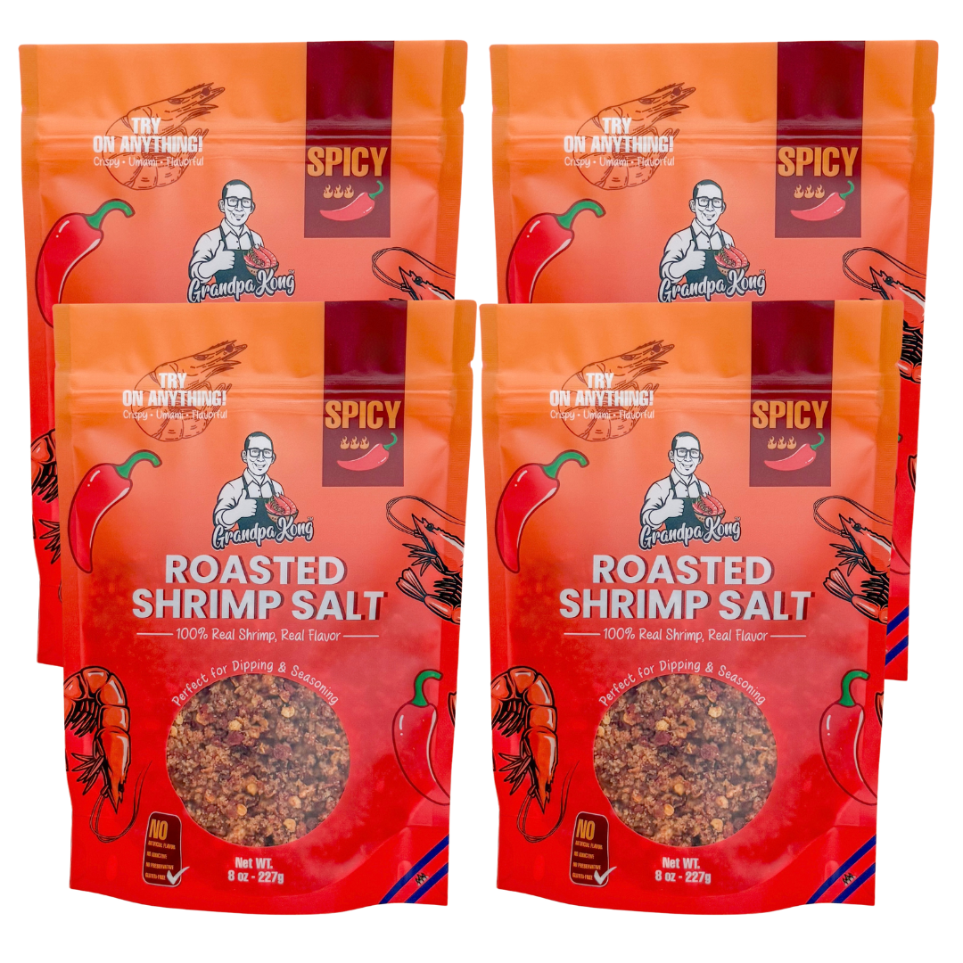PREMIUM Roasted Shrimp Salt - 4 PACK SPICY