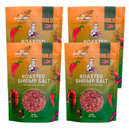 PREMIUM Roasted Shrimp Salt - 4 PACK MILD