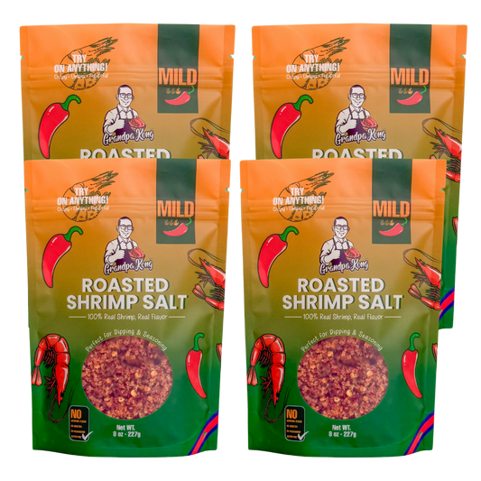 PREMIUM Roasted Shrimp Salt - 4 PACK MILD