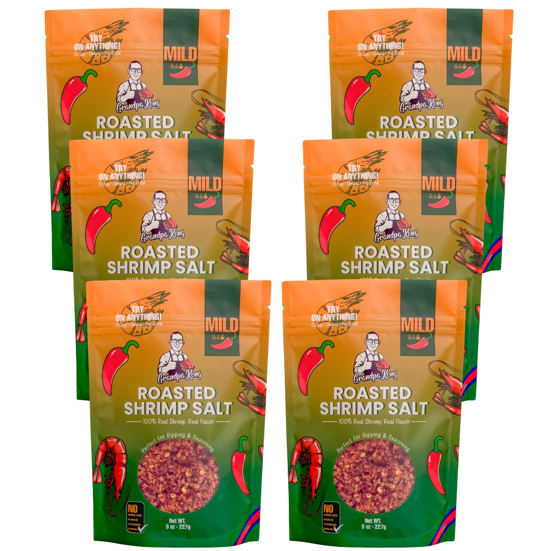 PREMIUM Roasted Shrimp Salt - 6 PACK MILD