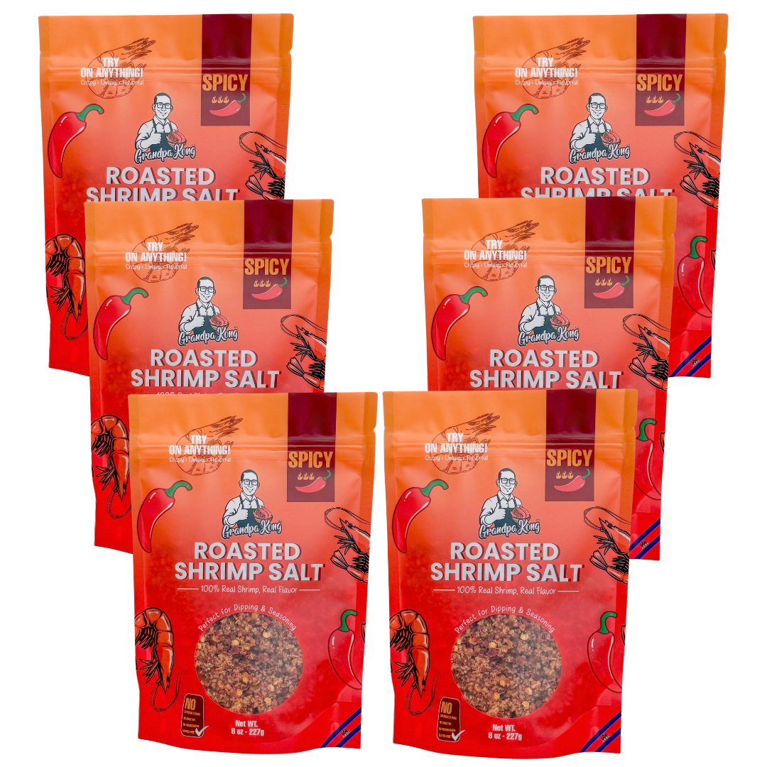 PREMIUM Roasted Shrimp Salt - 6 PACK SPICY
