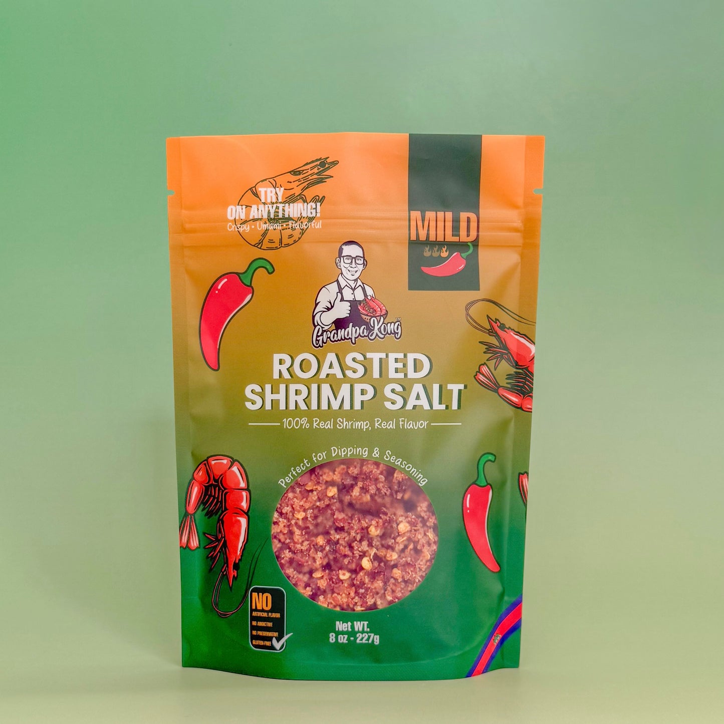 PREMIUM Roasted Shrimp Salt - 2-PACK MILD