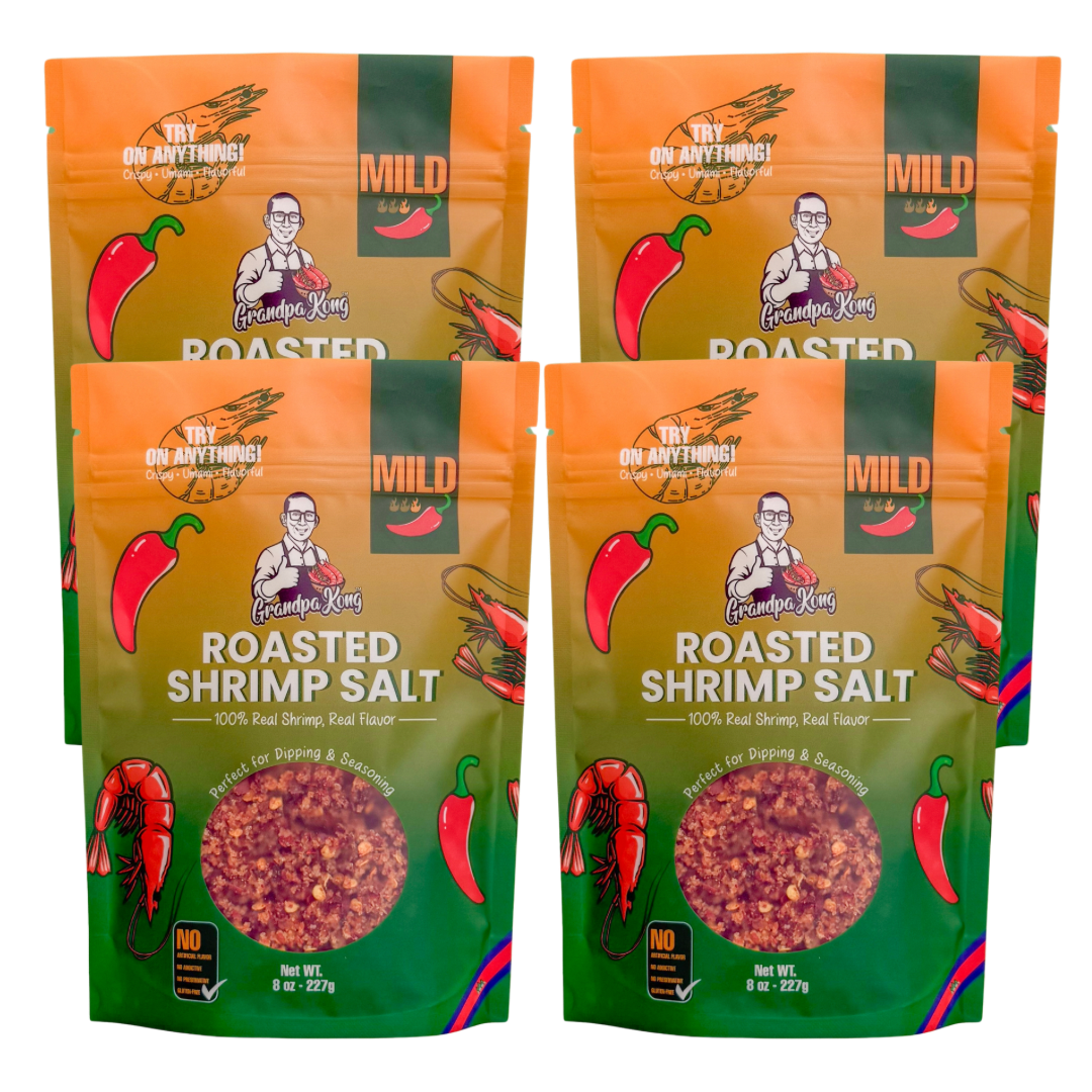 PREMIUM Roasted Shrimp Salt - 4 PACK MILD