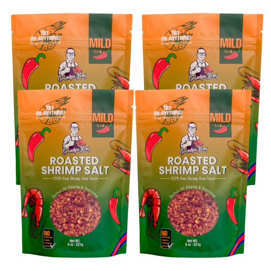 PREMIUM Roasted Shrimp Salt - 4 PACK MILD