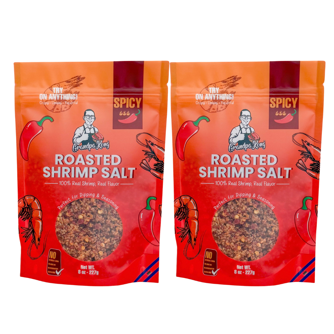 PREMIUM Roasted Shrimp Salt - 2-PACK SPICY